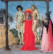PERUGINO, Pietro St. Jerome Supporting Two Men on the Gallows oil painting artist